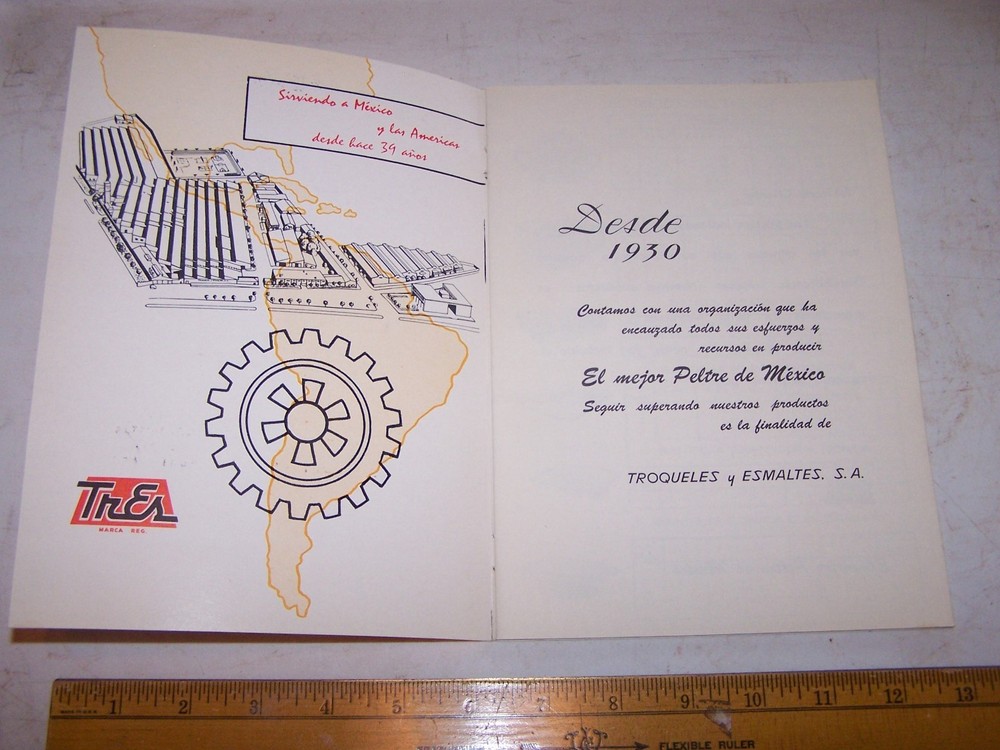 1969 TRES Enamel Ware Catalog MEXICO