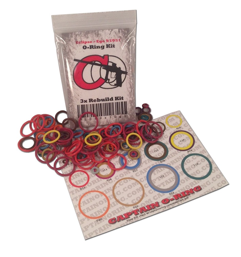 Bob Long Gen2 Intimidator - Color Coded 3x Oring Rebuild Kit
