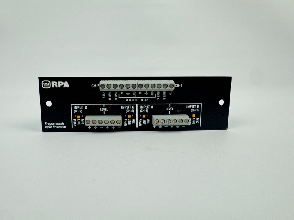 NOS Crown P.I.P. RPA Programmable Input Processor with manual *OPEN BOX*