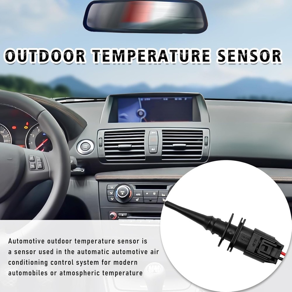 Outside Ambient Air Temperature Temp Sensor - Connector Pigtail Plug Compatible