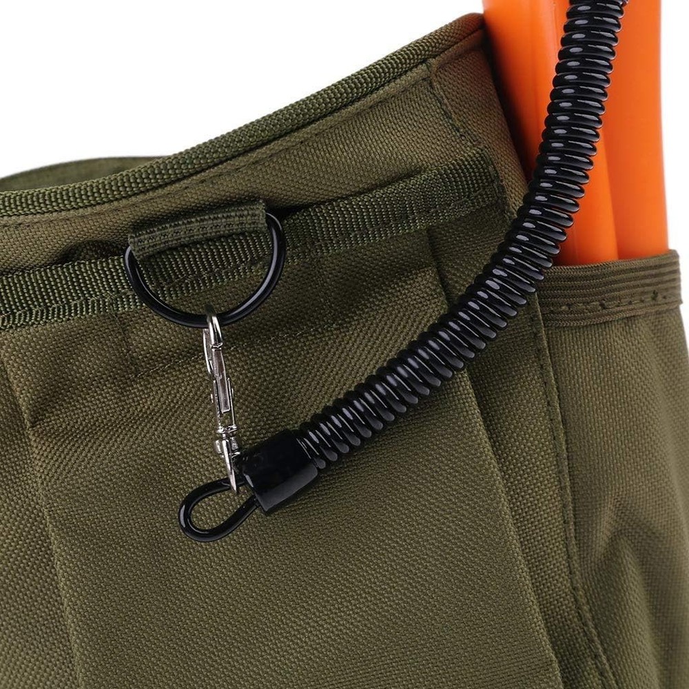 Lightweight Treasure Recovery Bag with D-Ring & Drawstring Closure for Detecting