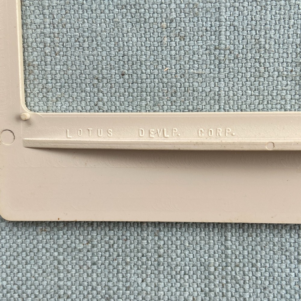 Keyboard Function Key Templates Overlay Symphony Lotus IBM Computer? Vintage