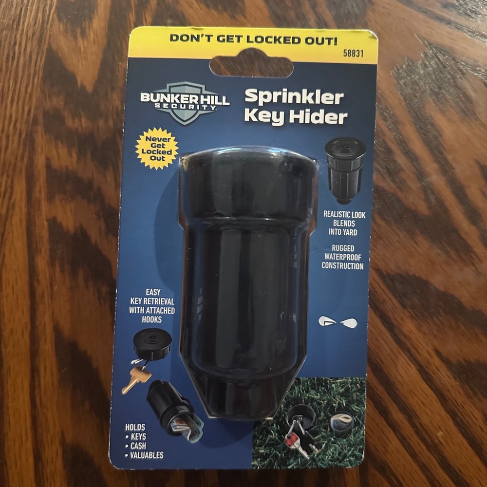 Security Sprinkler Key Holder Safe Waterproof