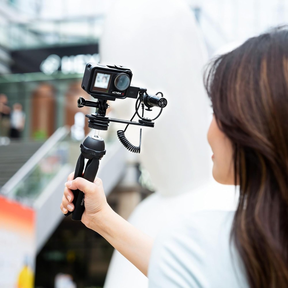 DJI Osmo Action 5 Pro Mic Adapter – 3.5mm Input with Type-C Charging Capability
