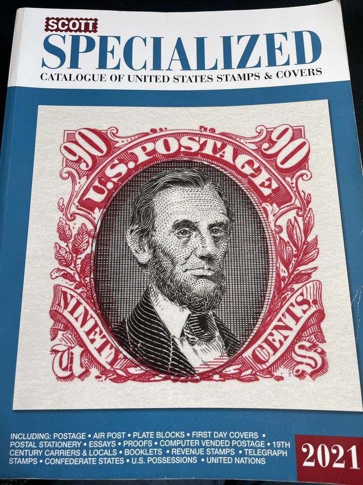 Scott US Specialized Catalogue of Stamps & Covers; 2021 edition KSPhilatelics
