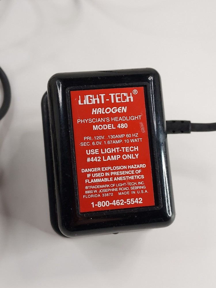 Light-Tech Halogen Physician's/Tech Focusing Headlight Model 480
