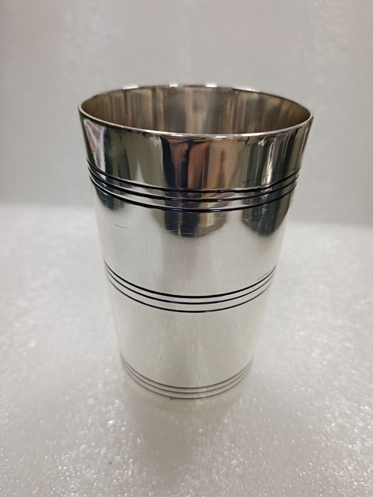 Kiddush glass Judaica silver plated
