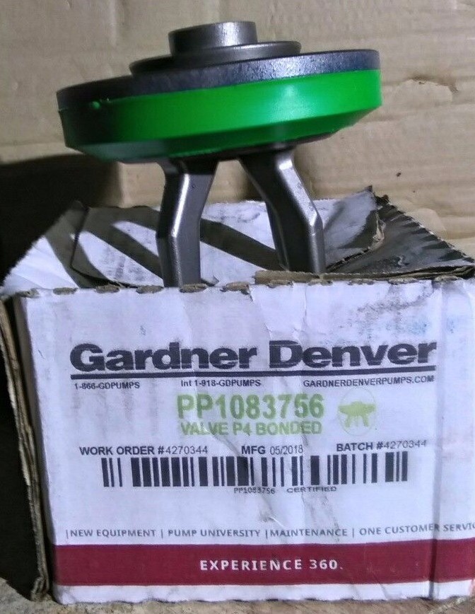 NEW GARDNER DENVER DRILLING PUMP BONDED 5IN. VALVE