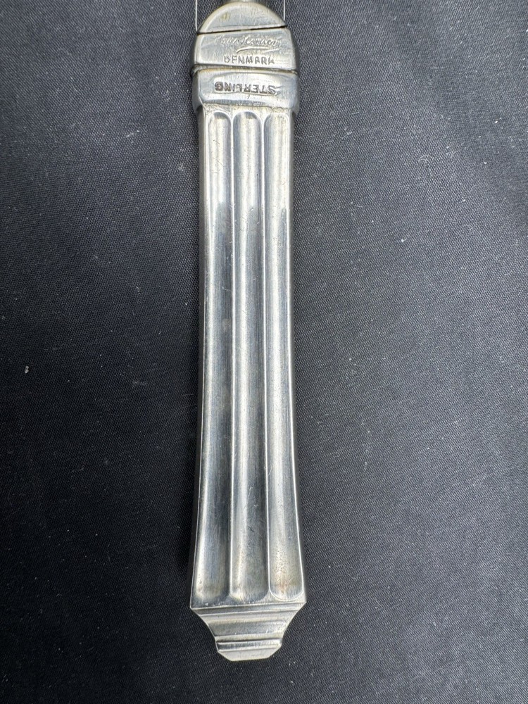 Hans Hansen Sterling Silver Handle Cheese slicer, Denmark