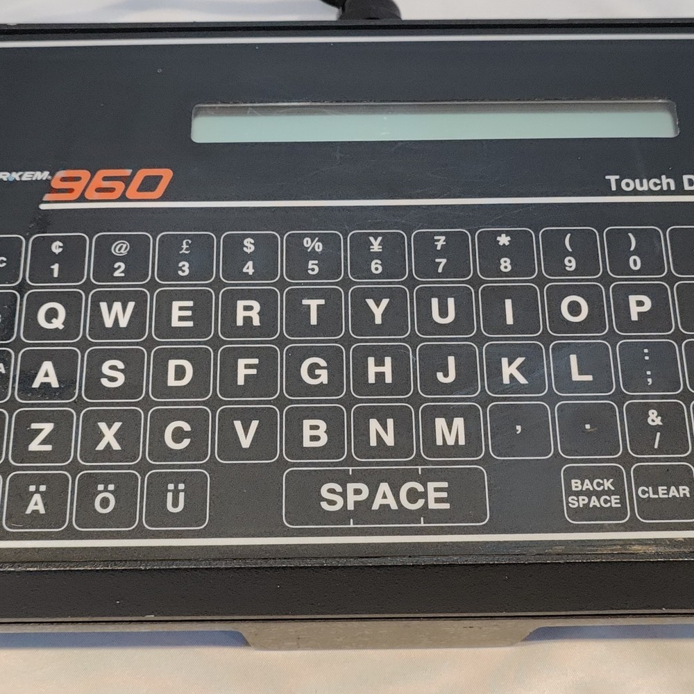 MARKEM 960 - Touch Dry Jet - Controller Keyboard
