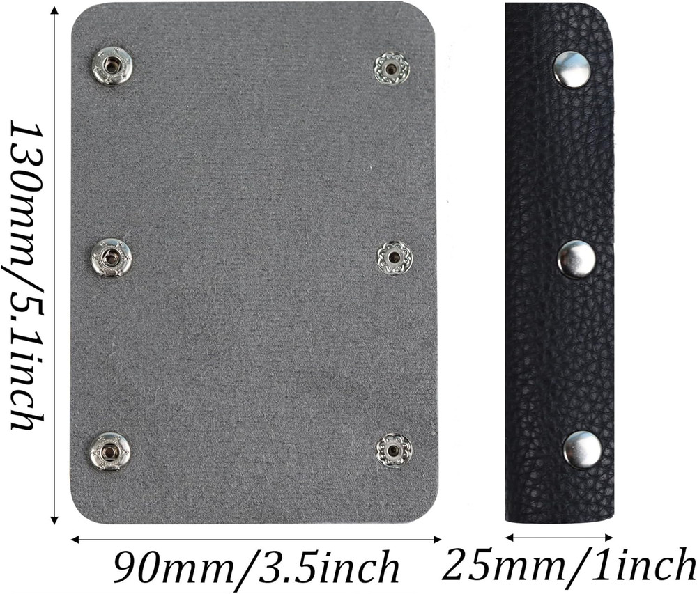 2PCS Leather Handbag Handle Wrap Covers, Purse Wallet Strap Protector Pads, Soft