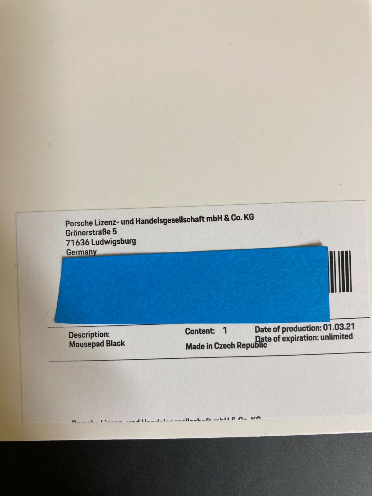 PORSCHE DESIGN SECOND GENERATION EMBOSSED BLACK LEATHER MOUSE PAD. NIB. SWEET!!