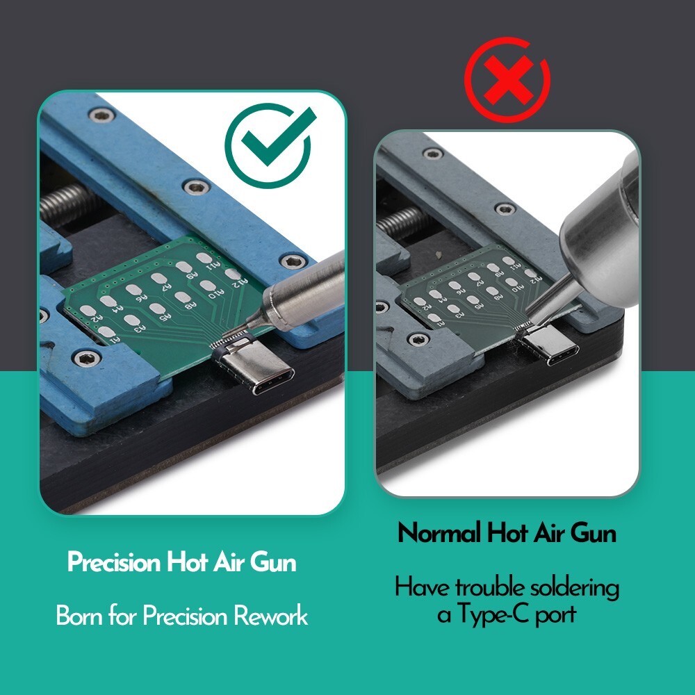 YIHUA 8509-I Precision Hot Air Rework Station Hot Air Gun Digital Display BGA