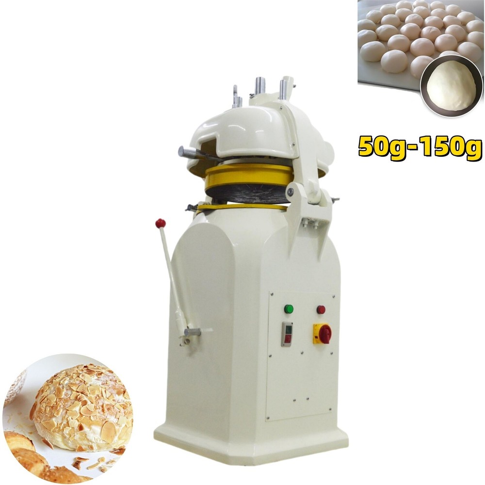 Press Cutter Semi-Automatic Dough Roller Divider Rounder 110V 50g-150g Bakery