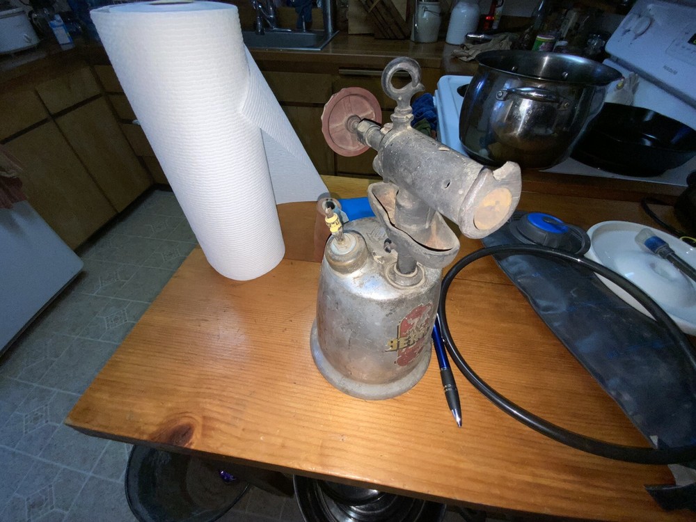 Vintage Turner Brass Works Torch, Untested