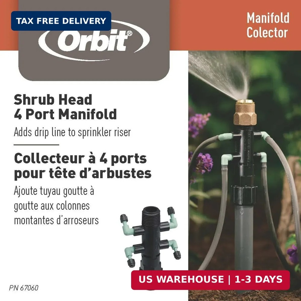 Orbit Drip Irrigation Manifold