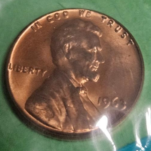 1963 PD US Mint Uncirculated Silver Mint Set in Original Packaging Free Shipping