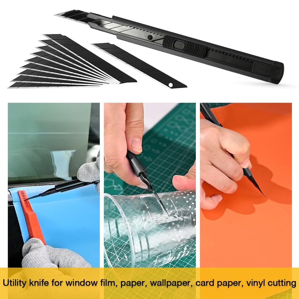 Gomake Vinyl Wrap Tool Set Window Tint Kit,Window Tint Tools Small Rubber Squ...