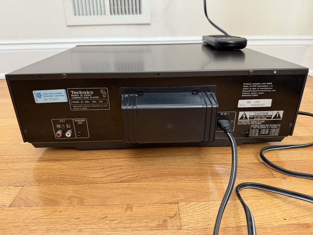 Technics sl-pd927 CD Player