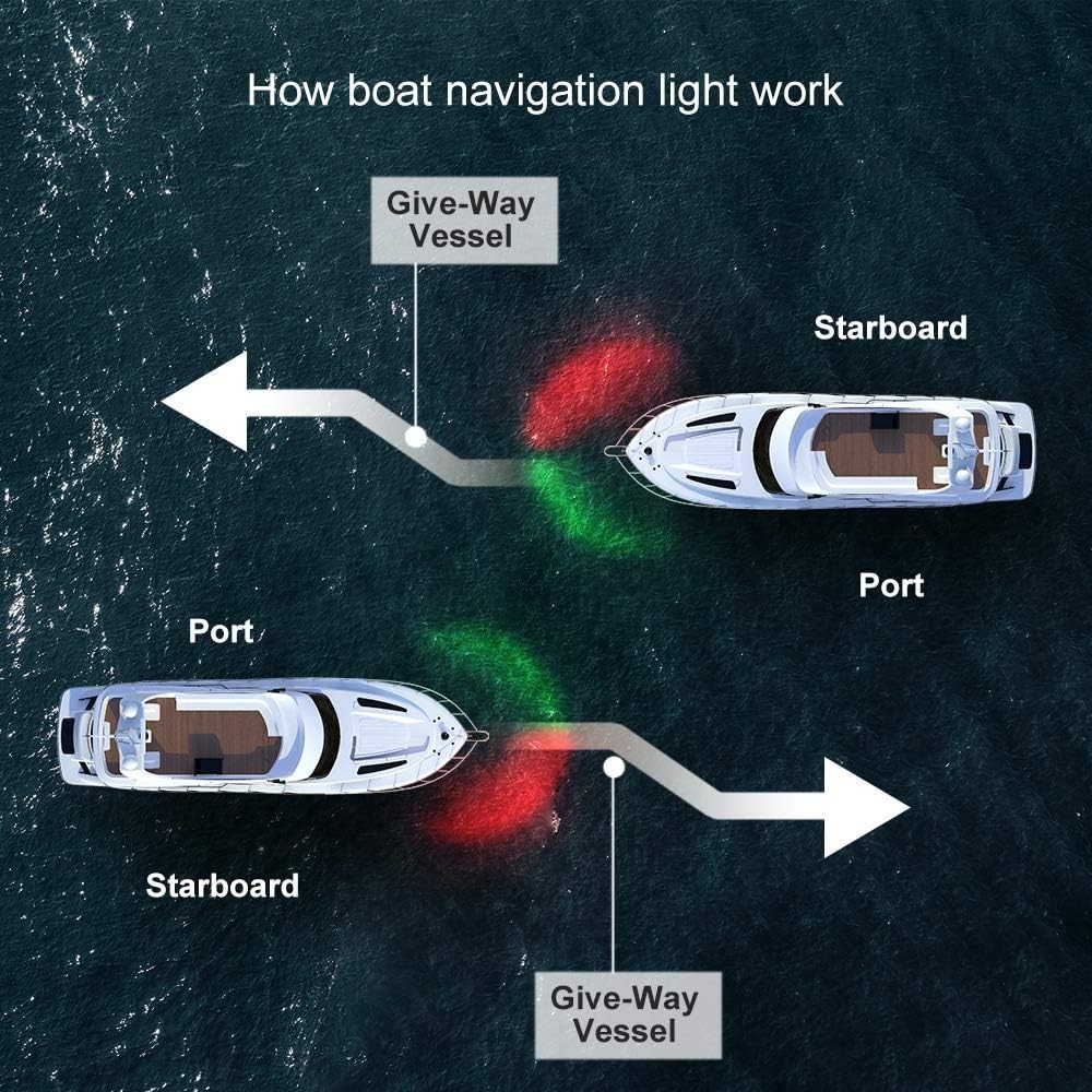 Waterproof White LED Boat Stern Light - Essential for Night Navigation
