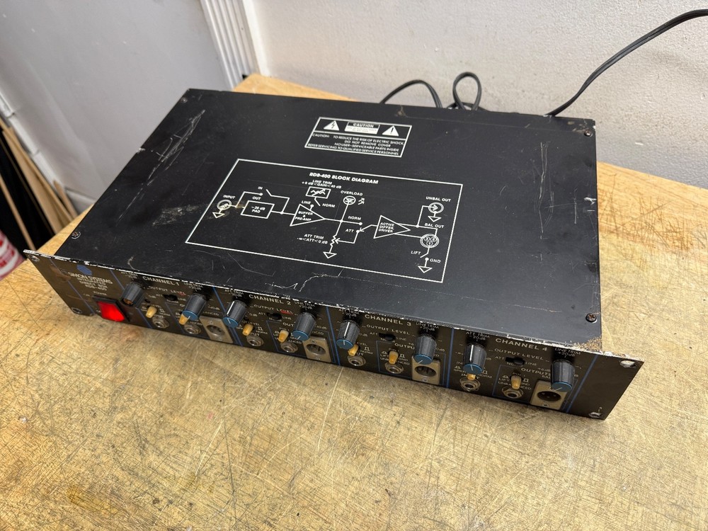 SIMON SYSTEMS RDB-400 4-channel Integrated Active Direct Box