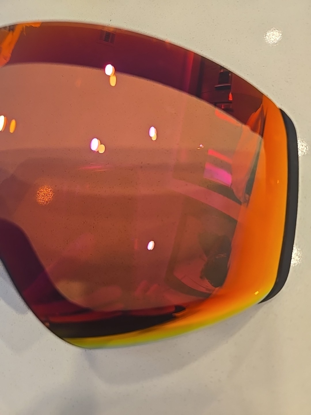 Smith 4D Mag Chromapop Sun Red Mirror Replacement Goggle Lens Used