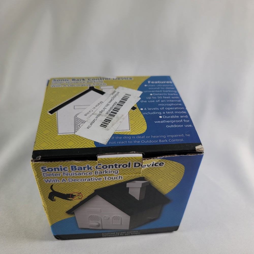House Outdoor Bark Control Device Deter Barking Detects 50 FT