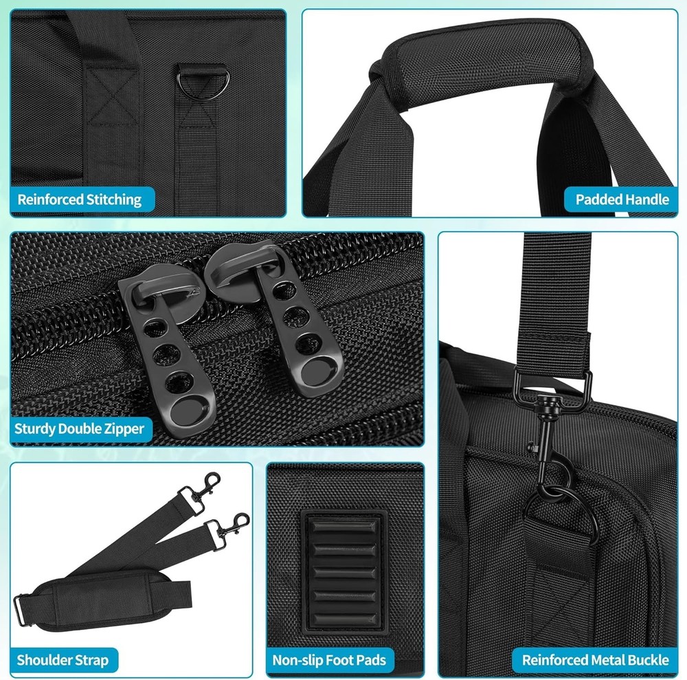 Lightweight DJ Controller Case with Adjustable Strap