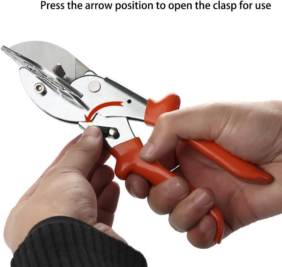 Multi Angle Miter Shear Cutter Hand Tools,45-135 Degree Adjustable Angle Scis...