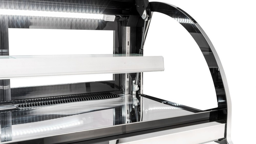 NSF Double-Deck open display refrigerated showcase