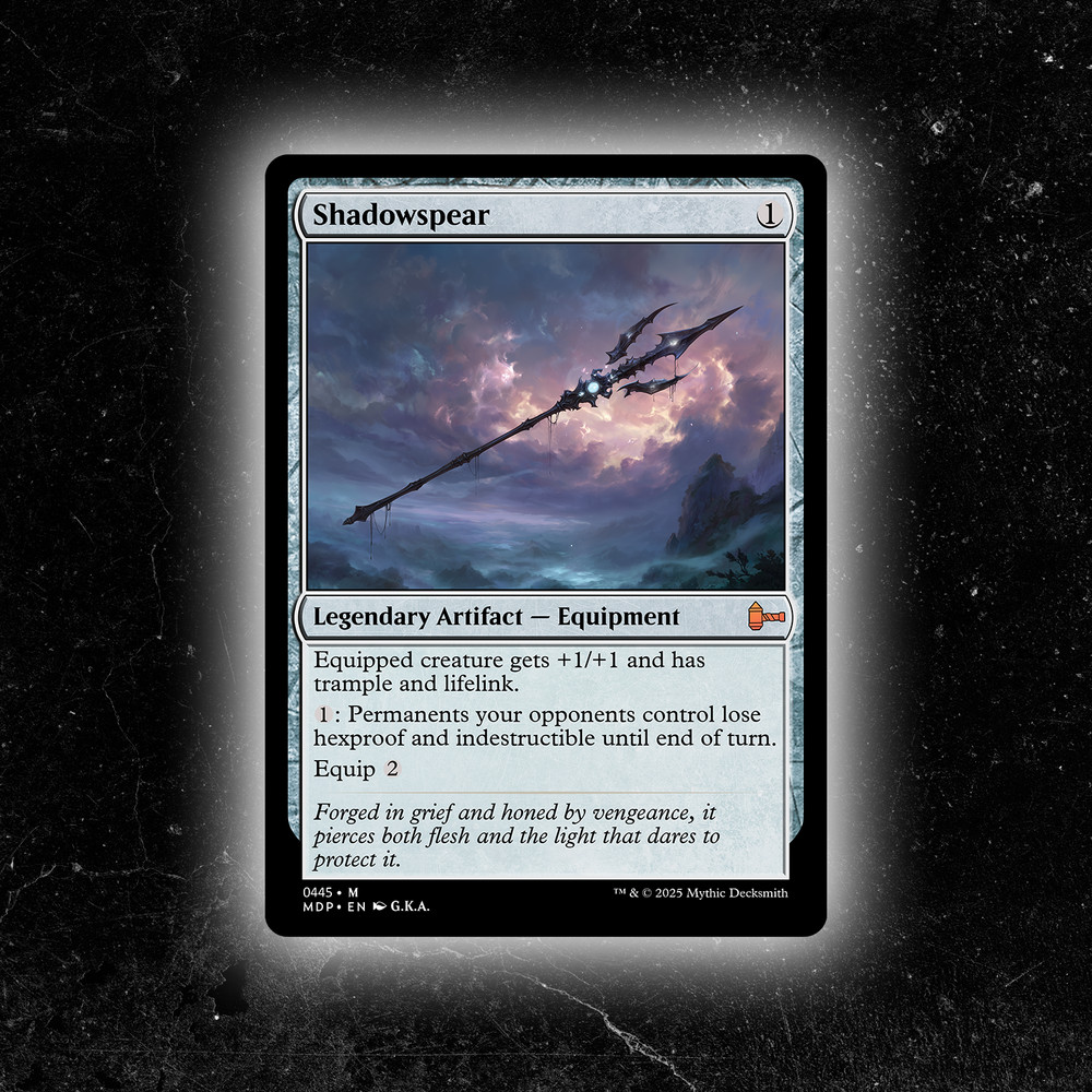 Shadowspear - Custom MTG Card - High-Quality