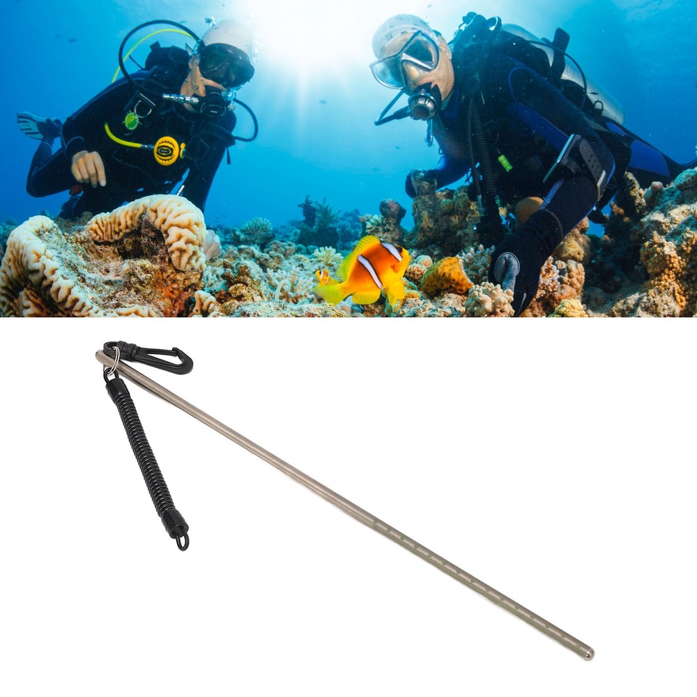 Diving Stick Pointer Titanium Alloy Lightweight For Underwater Exploration DHPR