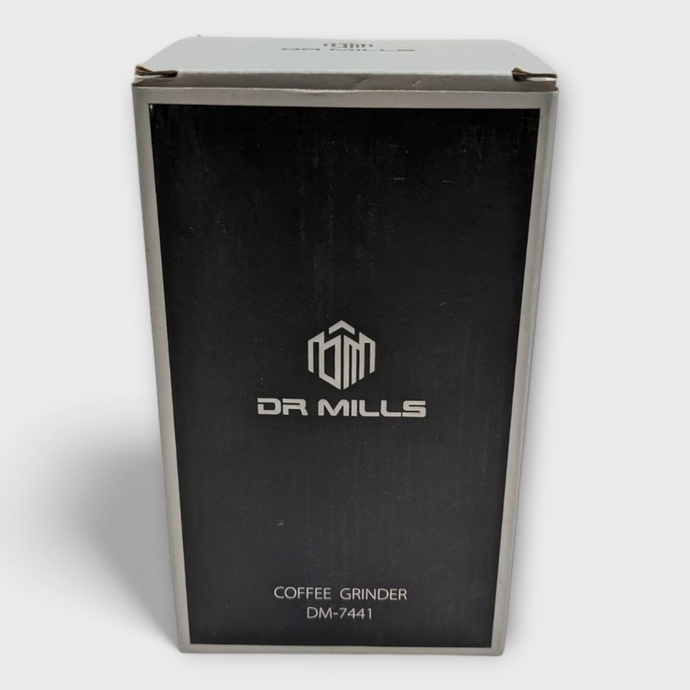 DR MILLS DM-7441 Electric One Touch Operation Coffee Bean Grinder (Untested)