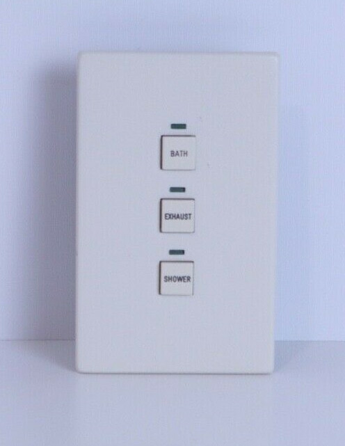 Almond 3 Button LiteTouch S-Series Keypad Savant