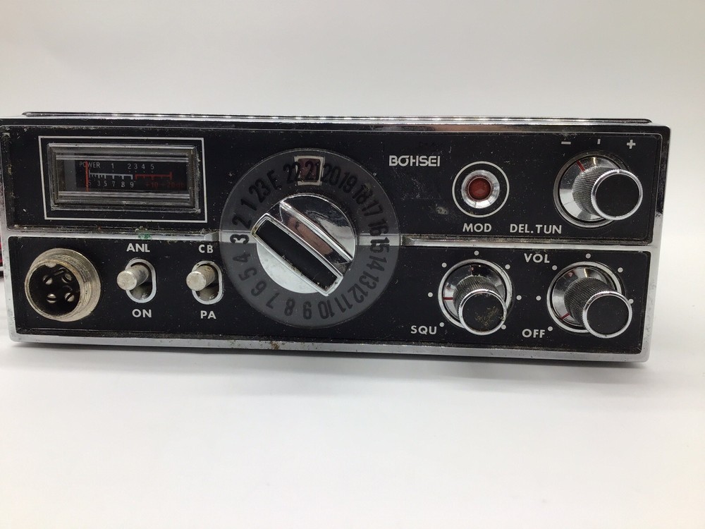 BOHSEI EBINA Model D-1325RF 23 Channel Mobile CB Radio Powers Up Untested