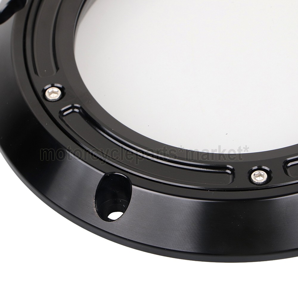 See Through CNC Engine Derby Timing Timer Cover For Harley Electra Glide FLHTCU