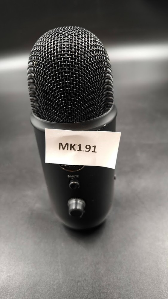 Blue Yeti Microphone Used Working Black