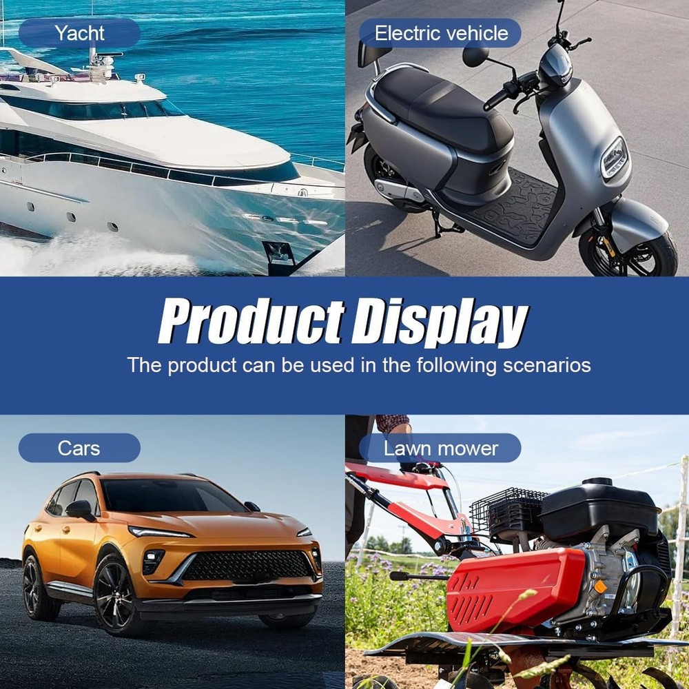 12V Car Battery Tester LCD Screen & Indication Universal Voltmeter & Alternator