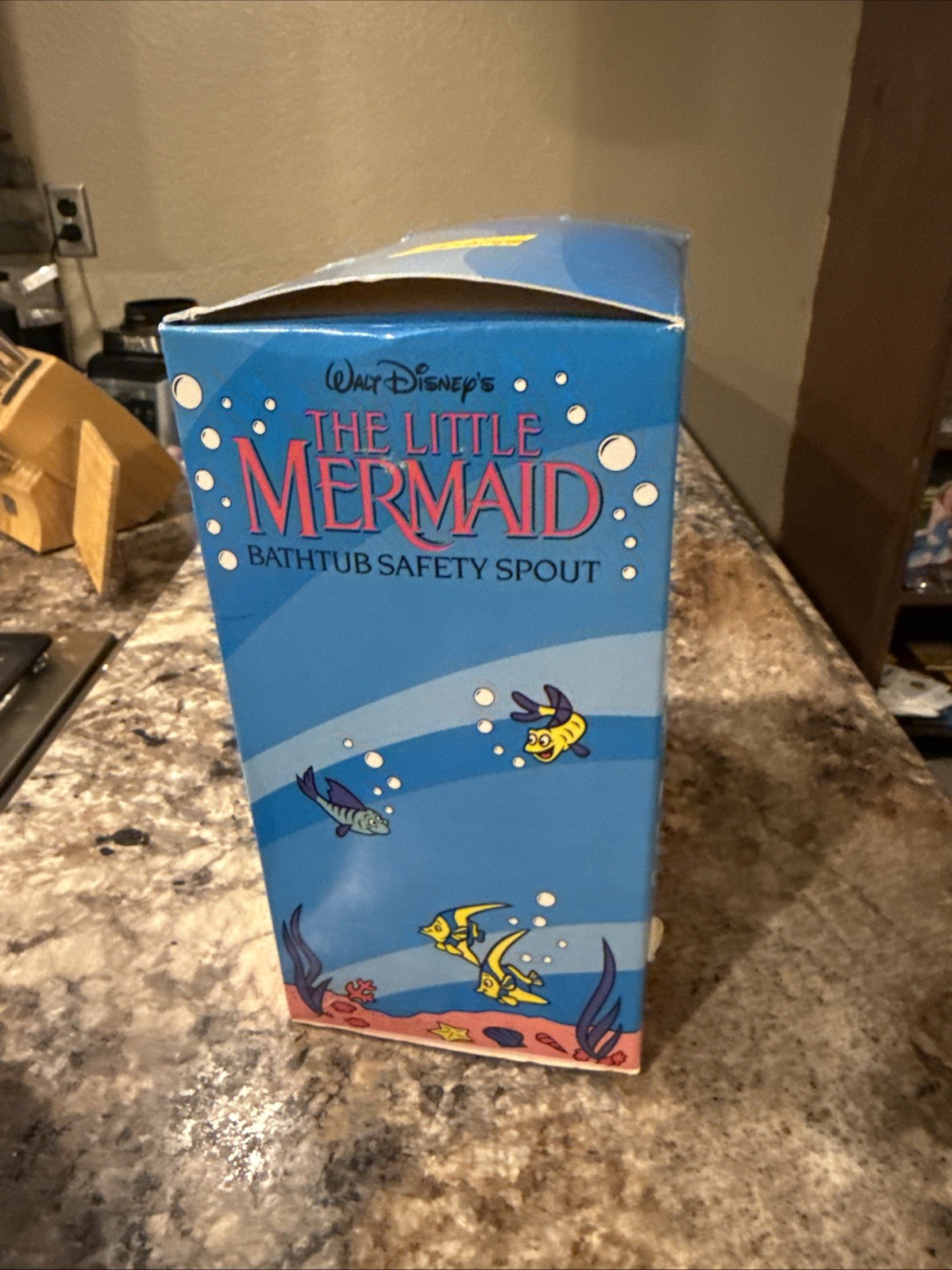 Disney Store The Little Mermaid Bathtub Safety Spout Rubber Cover NIB N3w Sealed