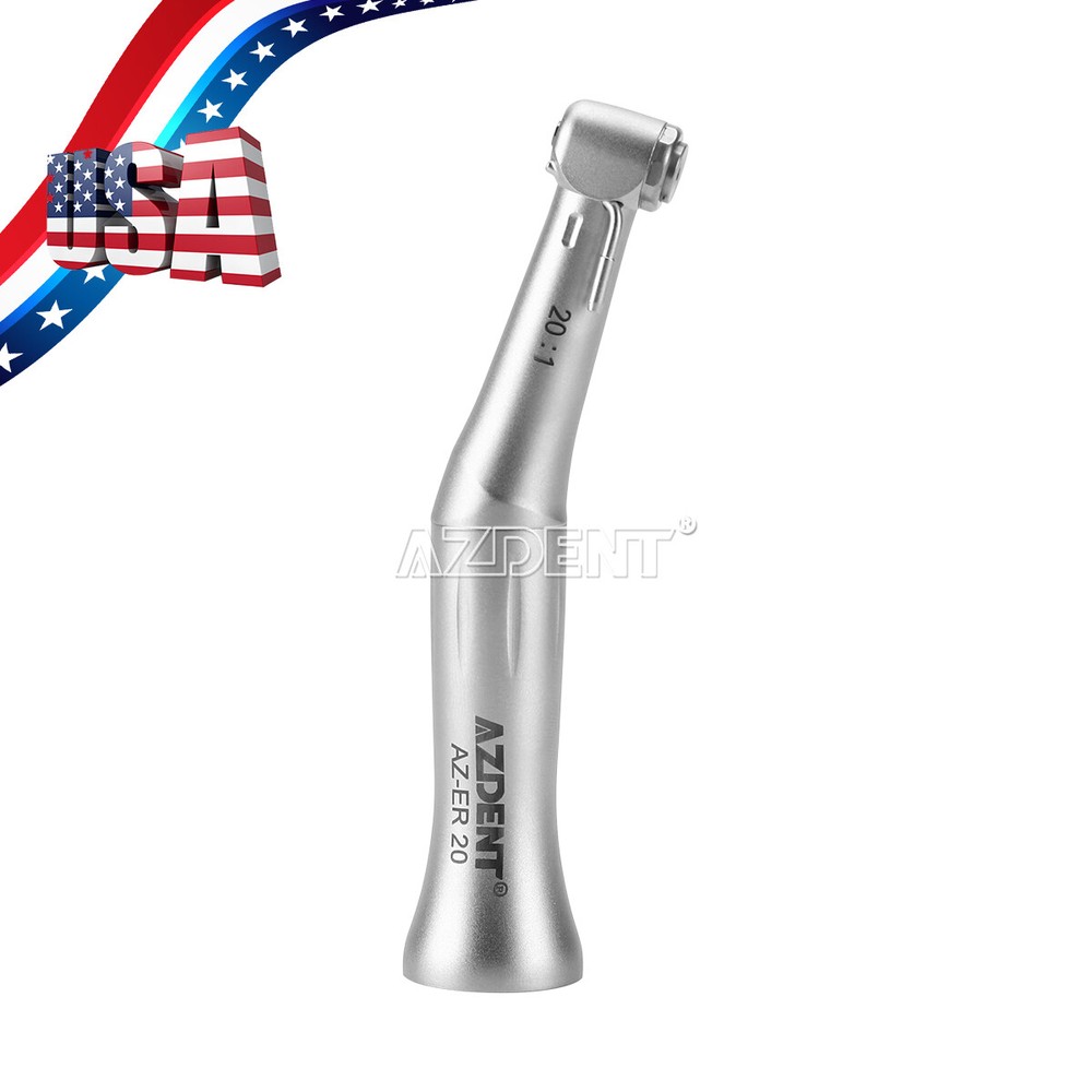 Dental 20:1 Reduction Implant Contra Angle Handpiece E-type Push Button