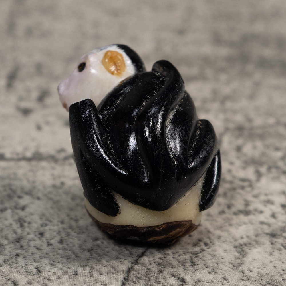 White Face Monkey Tagua Carving