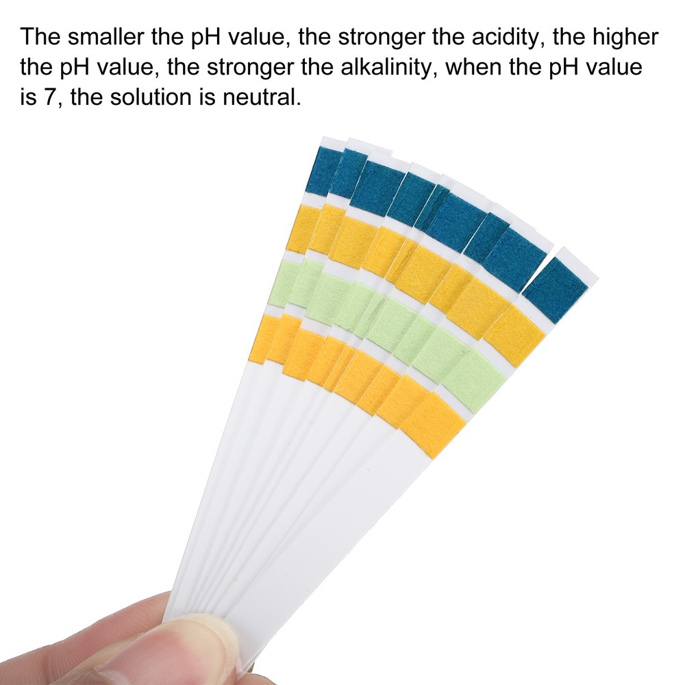 PH Test Strips 0-14.2pcs 100 Indicator Maps Sunflower Tester