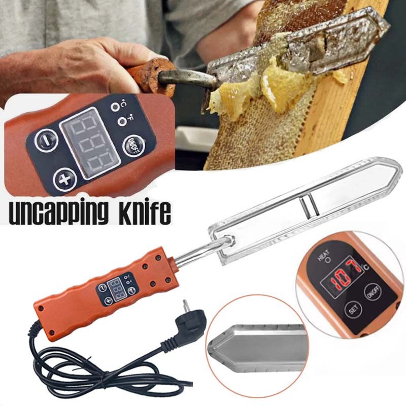 New Electric Uncapping Knife with Temperature Display Honeycomb Uncapping Tools