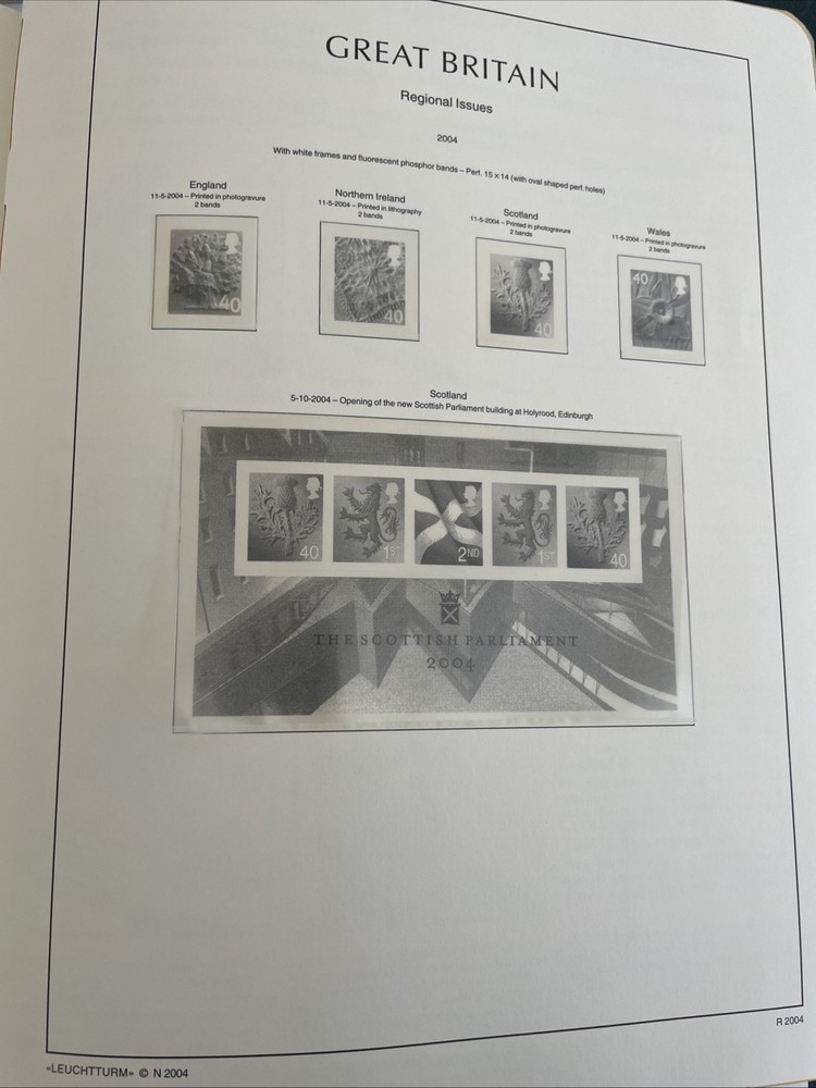 Leuchtturm ‘Perfect’ Lighthouse Large Stamp Collection Binder & Slipcase Green