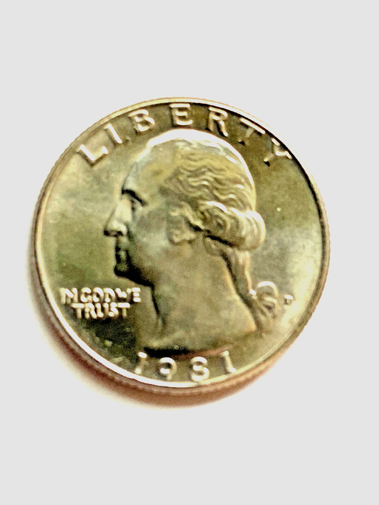 Two Washington Quarters 1980 D and 1981 D Uncirculated