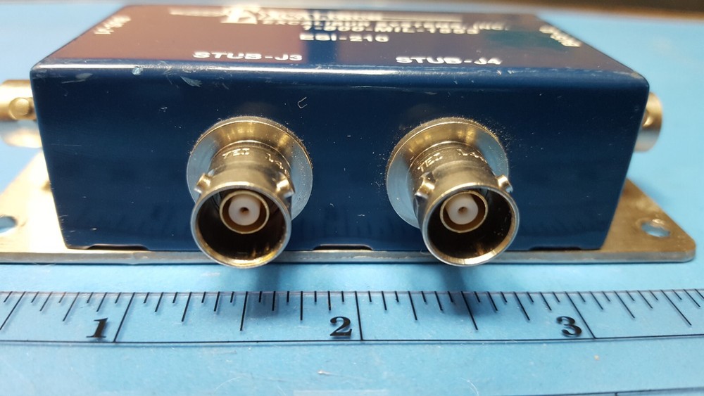 Two Stub Box Coupler, ESI-210, Excalibur Systems, BJ77 (3 lug) Connector