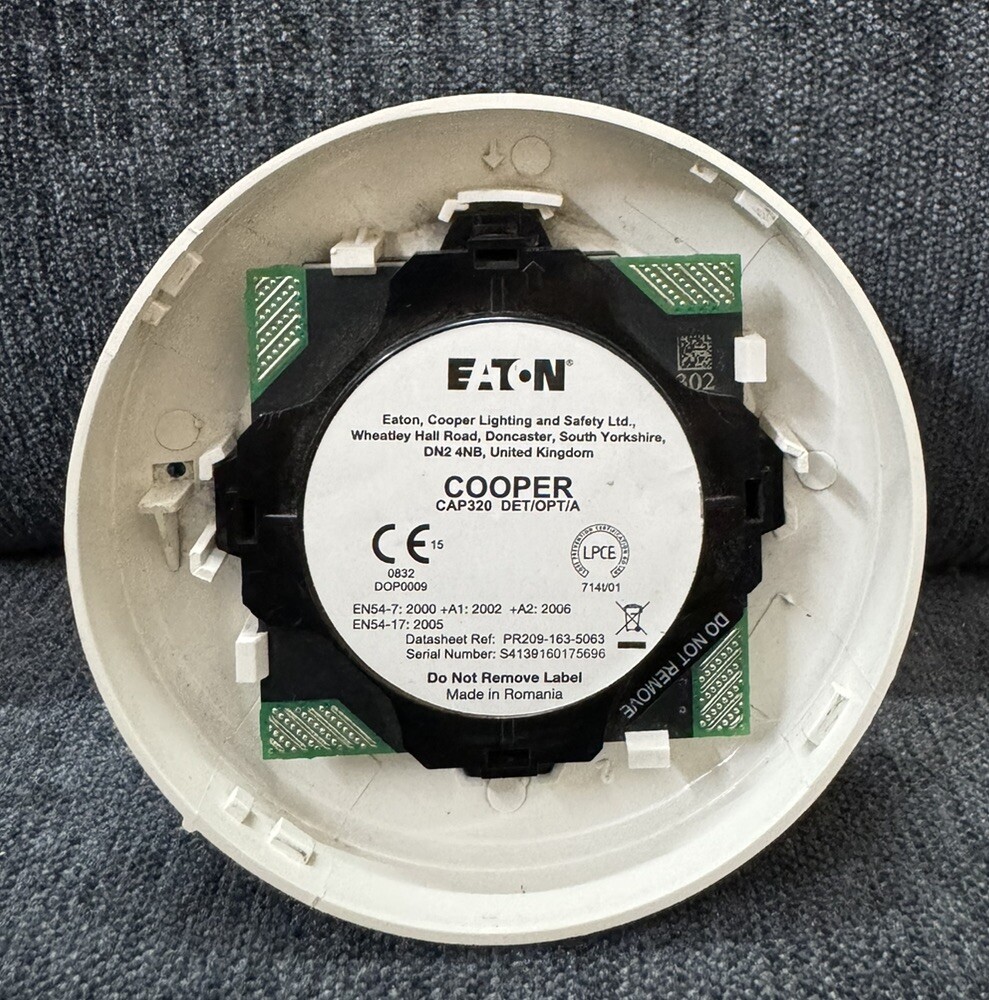 COOPER CAP320 PHOTOELECTRIC SMOKE DETECTOR