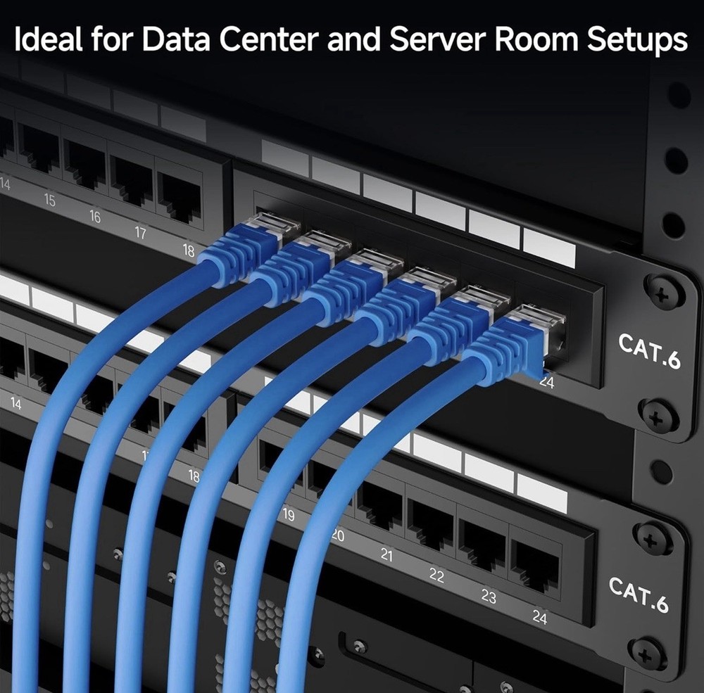 CABLE MATTERS P24T-KAA 24 PORT CAT6 PATCH PANEL RACKMOUNT