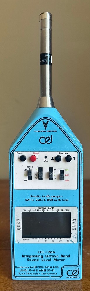 CEL Instruments CEL-266 Integrating Octave Band Sound Level Meter