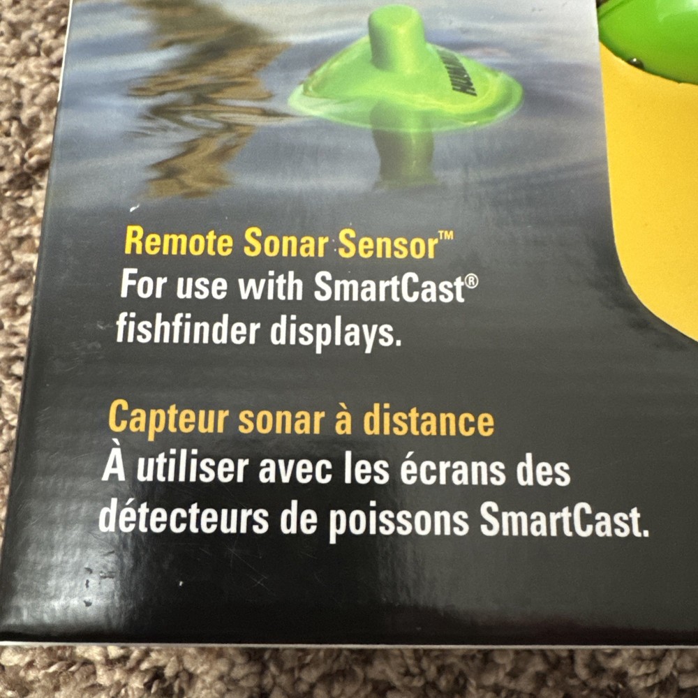 Humminbird Smartcast RF45 Remote Sonar Sensor Fishfinder 120 Ft Light Temp